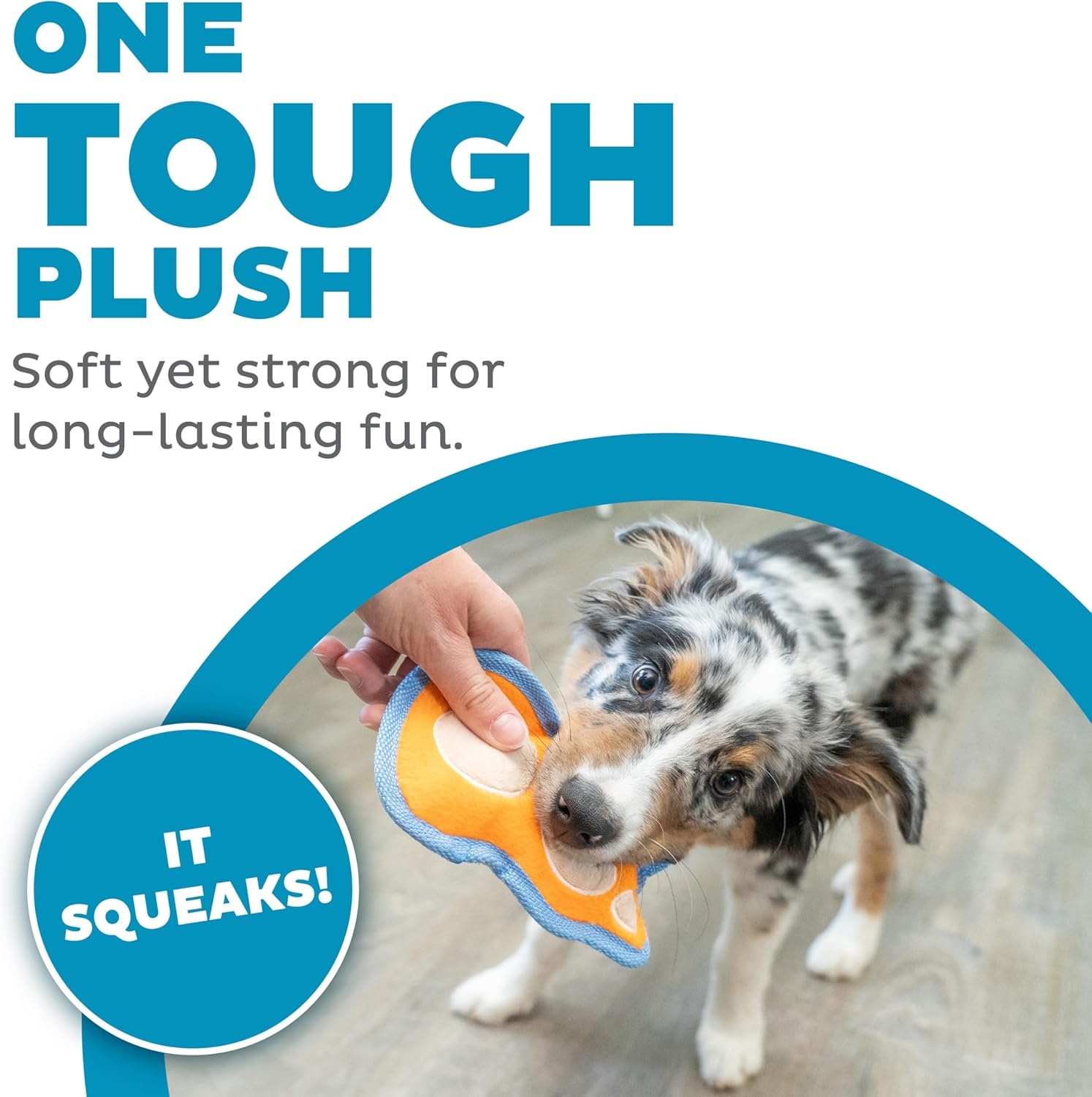 image:imageOutward Hound Dentalinks Dog Chew Toy Rings for Small Dogs and Puppies Mlt BlueMini Orka and Fox