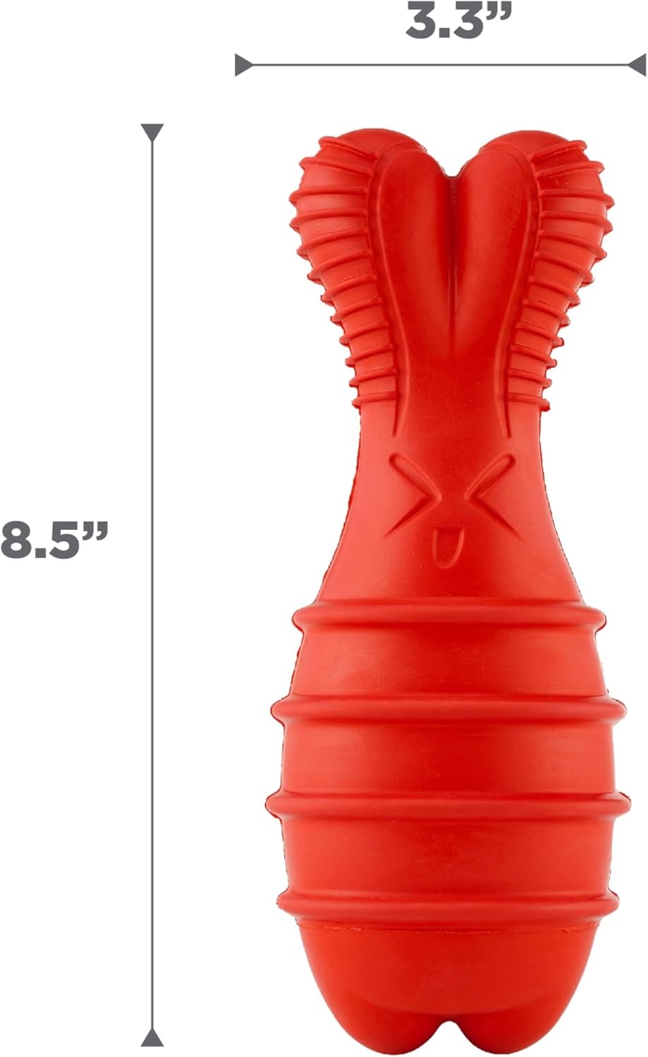 image:imageOutward Hound Grunt N Punt Football Dog Toy Throwing Fetching FunBunny Red