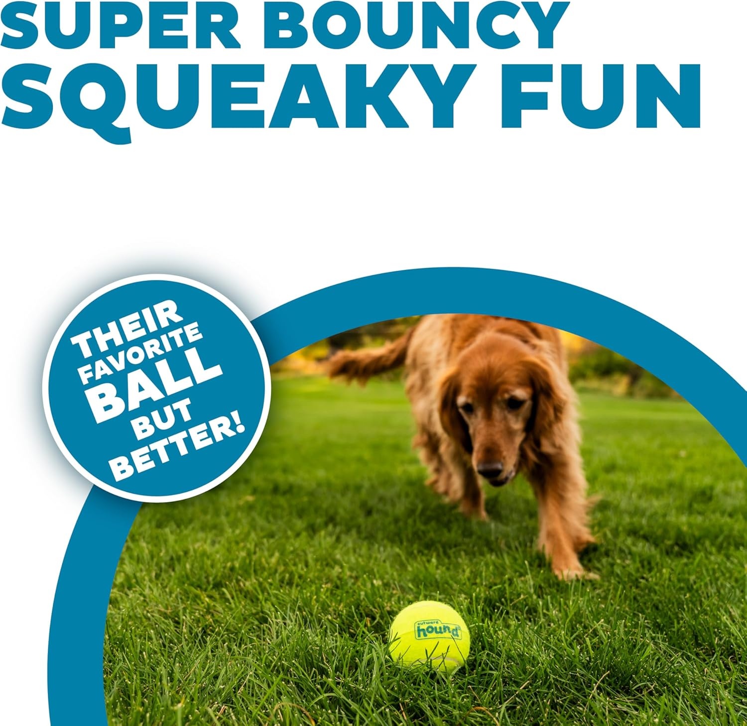 image:imageOutward Hound Squeaker Ballz Squeaky Tiny Tennis Balls for Small Dogs Under 15 lbs Fetch amp Training XSmall 15 4PackMulti Squeaker Balls