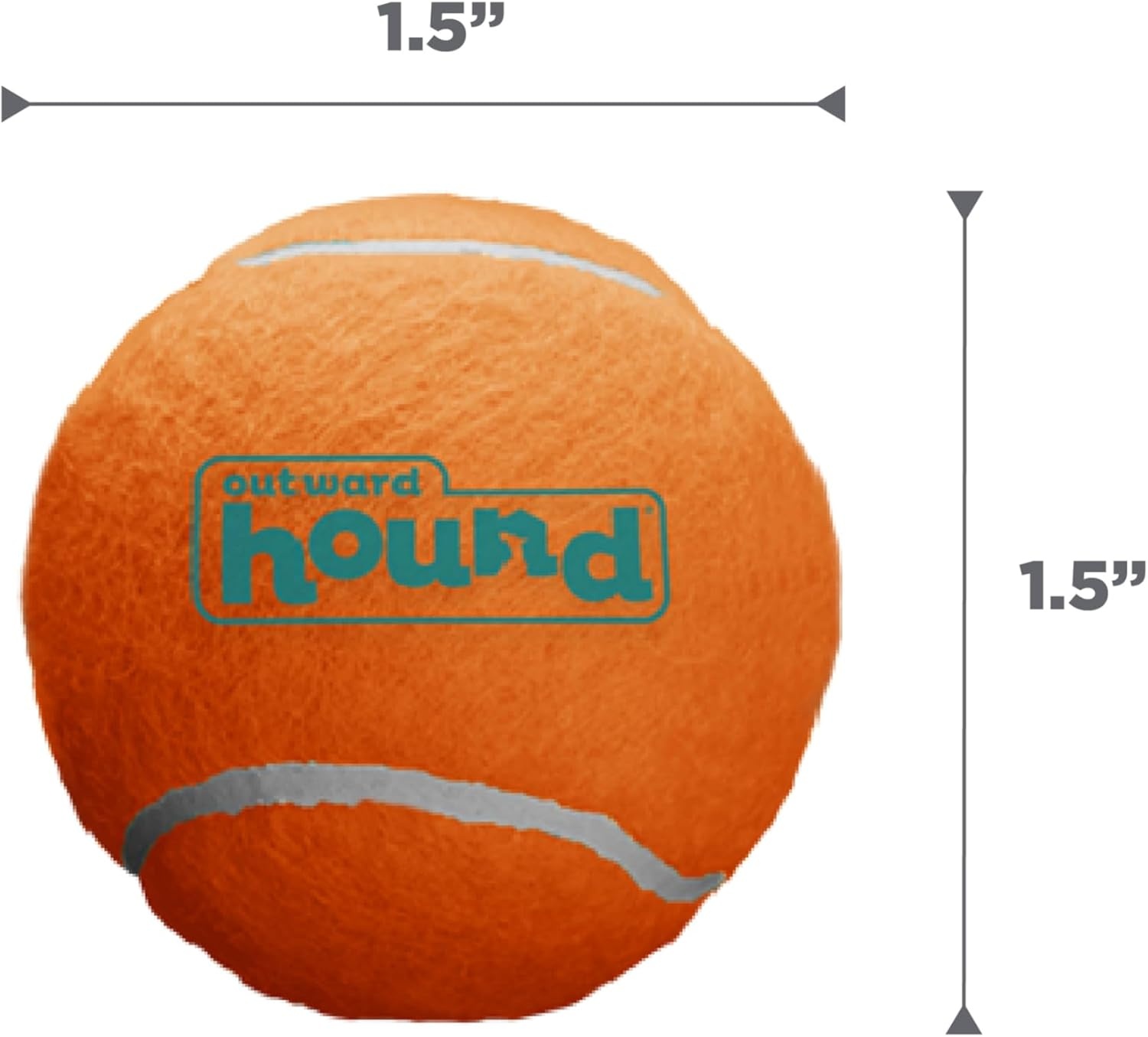 image:imageOutward Hound Squeaker Ballz 2Pack Tennis Ball Dog Toys with Squeaker Interactive Fetch Play for Pets 50 lbs and Over Training Balls for Indoor amp Outdoor Exercise Large 3inchMulti Squeaker Balls