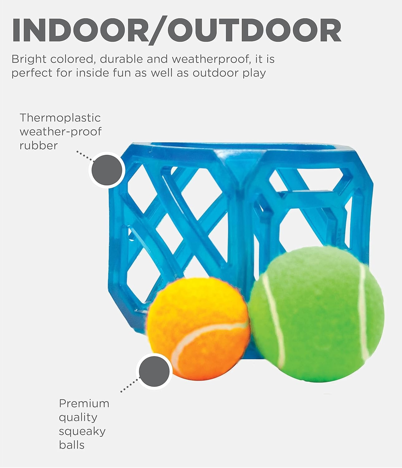 image:imageOutward Hound Triple Jack Interactive MultiSqueak Dog ToyPuzzle Cube