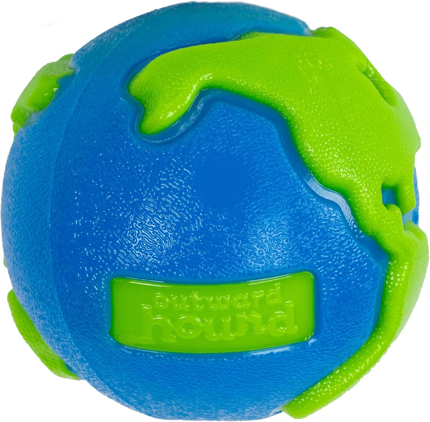 image:imageOutward Hound by Planet Dog OrbeeTuff Planet Ball BlueGreen TreatDispensing Dog Toy MediumPlanet Earth