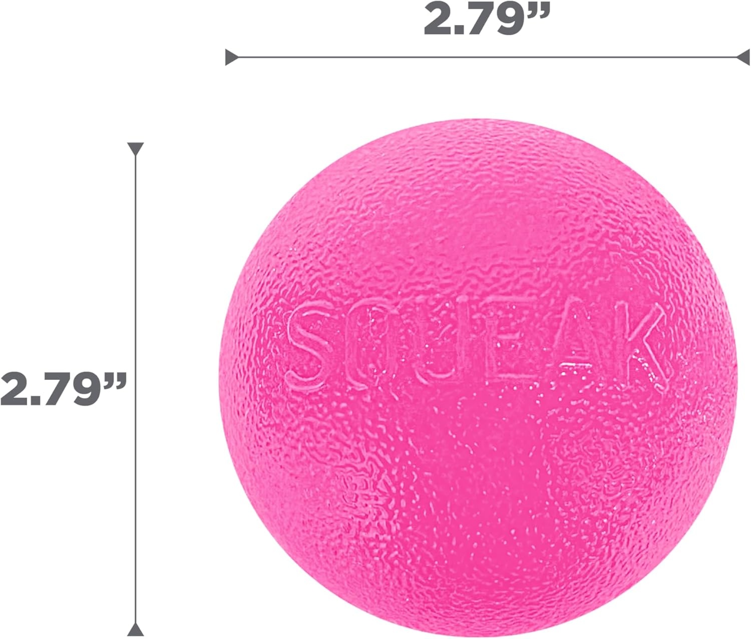 image:imageOutward Hound by Planet Dog Squeak Ball Bouncy Fetch Dog Toy PinkPink Squeak Toy