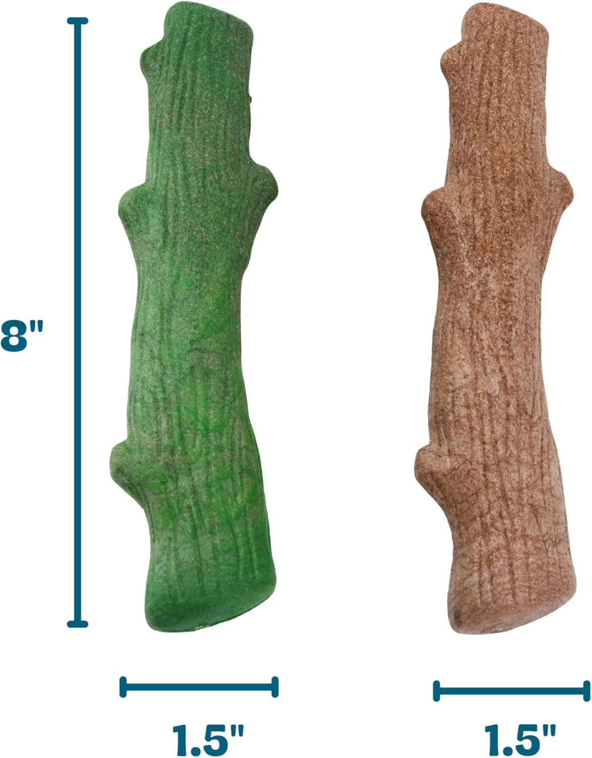 image:imagePupstages Dogwood Mesquite Dog Chew Toy RealWood Blend Moderate Chewers Medium 75 2Pack Natural amp Mesquite FlavorsDogwood Fresh Breath