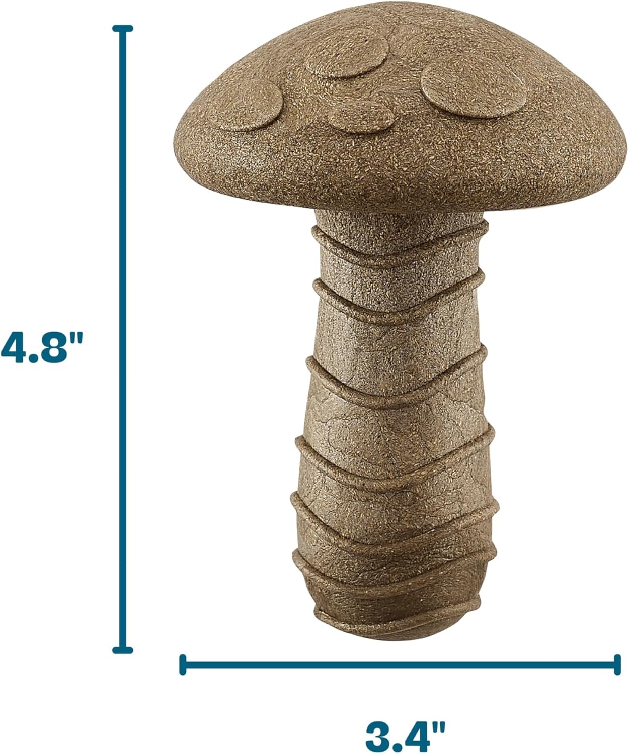 image:imagePupstages Dogwood Mesquite Dog Chew Toy RealWood Blend Moderate Chewers Medium 75 2Pack Natural amp Mesquite FlavorsDogwood Mushroom