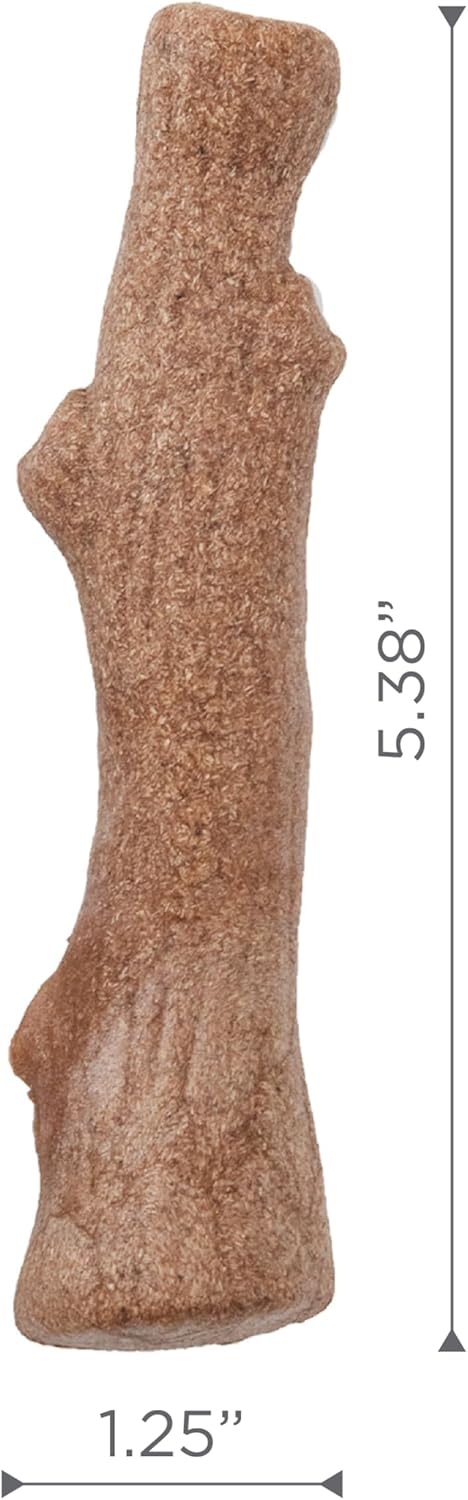 image:imagePupstages Dogwood Mesquite Dog Chew Toy RealWood Blend Moderate Chewers Medium 75 2Pack Natural amp Mesquite FlavorsDogwood Puppy