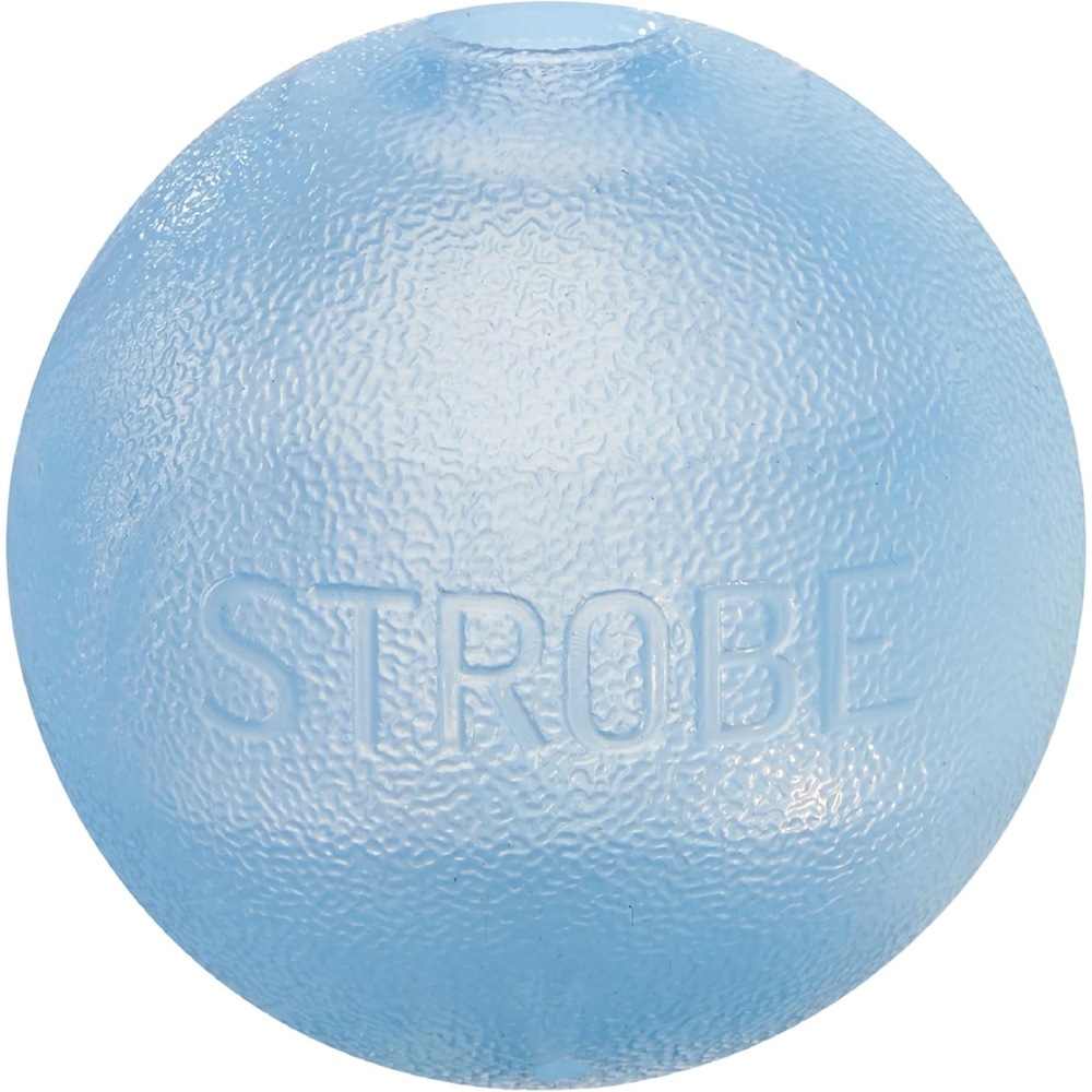 image:imageOutward Hound by Planet Dog Squeak Ball Bouncy Fetch Dog Toy PinkBlue Strobe Toy