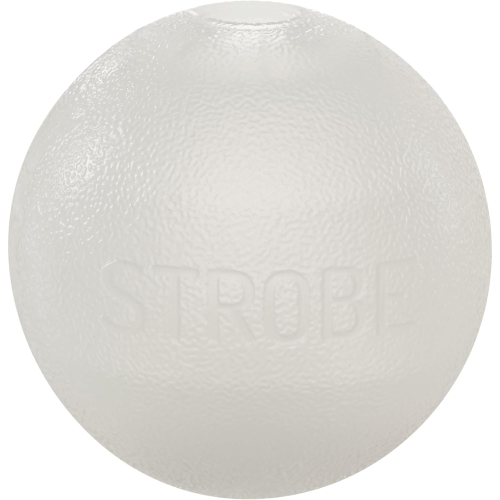 image:imageOutward Hound by Planet Dog Squeak Ball Bouncy Fetch Dog Toy PinkGlow in the Dark Strobe Toy