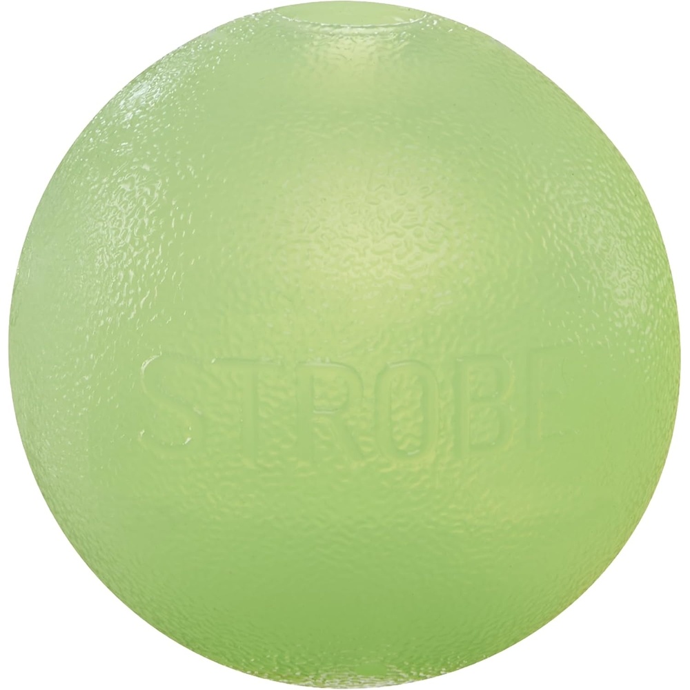 image:imageOutward Hound by Planet Dog Squeak Ball Bouncy Fetch Dog Toy PinkGreen Strobe Toy