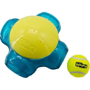 image:imageOutward Hound Squeaker Ballz  Squeaky Tiny Tennis Balls for Small Dogs Under 15 lbs Fetch amp Training XSmall 15 4PackBlue Tennis Maze Craze