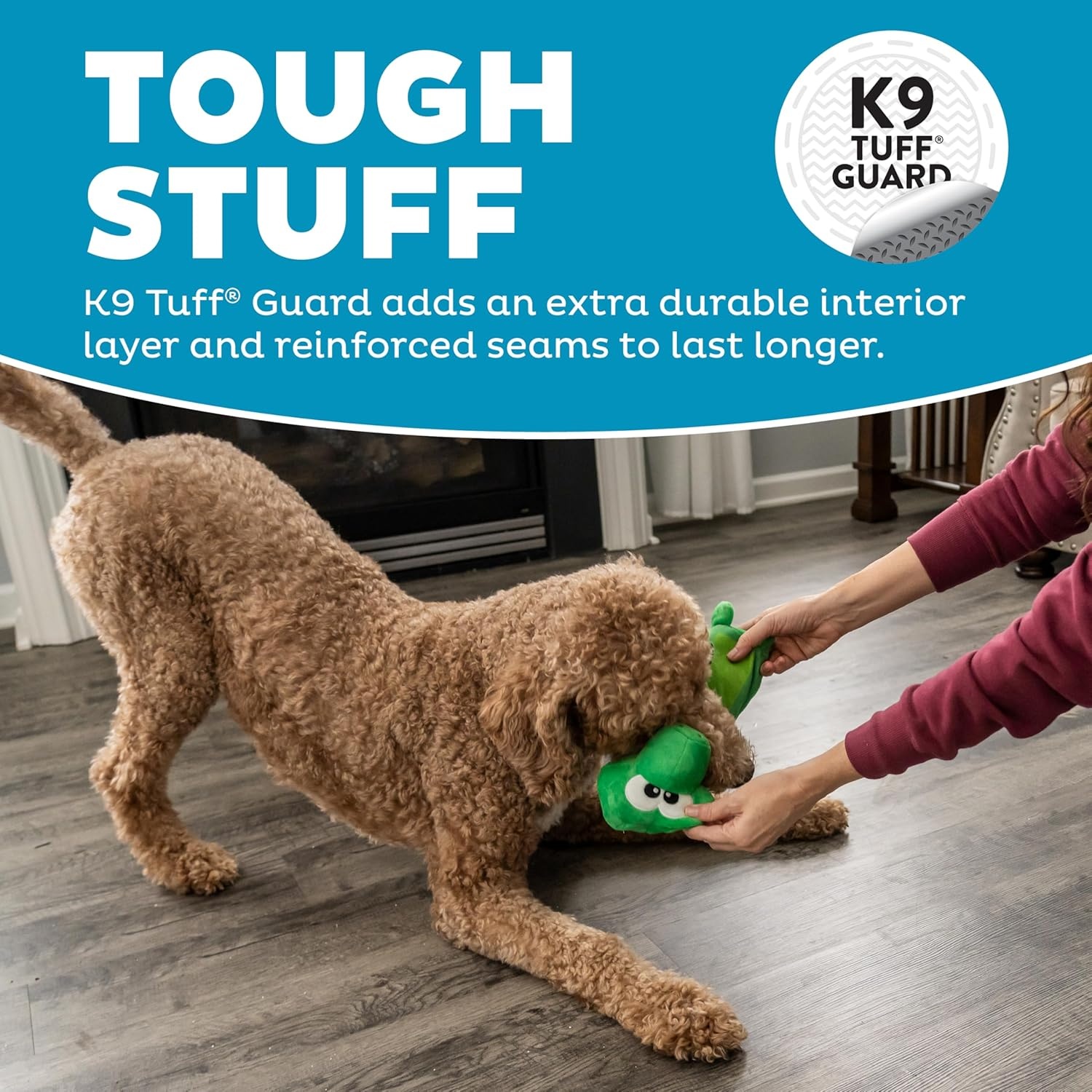 image:imageOutward Hound Bottle Bros Elephant Dog Toy 79 Inch Plush Squeaky amp Crackle Toy for Dogs Interactive Fetch amp Engaging Solo Play Small Purple12 Green Alligator