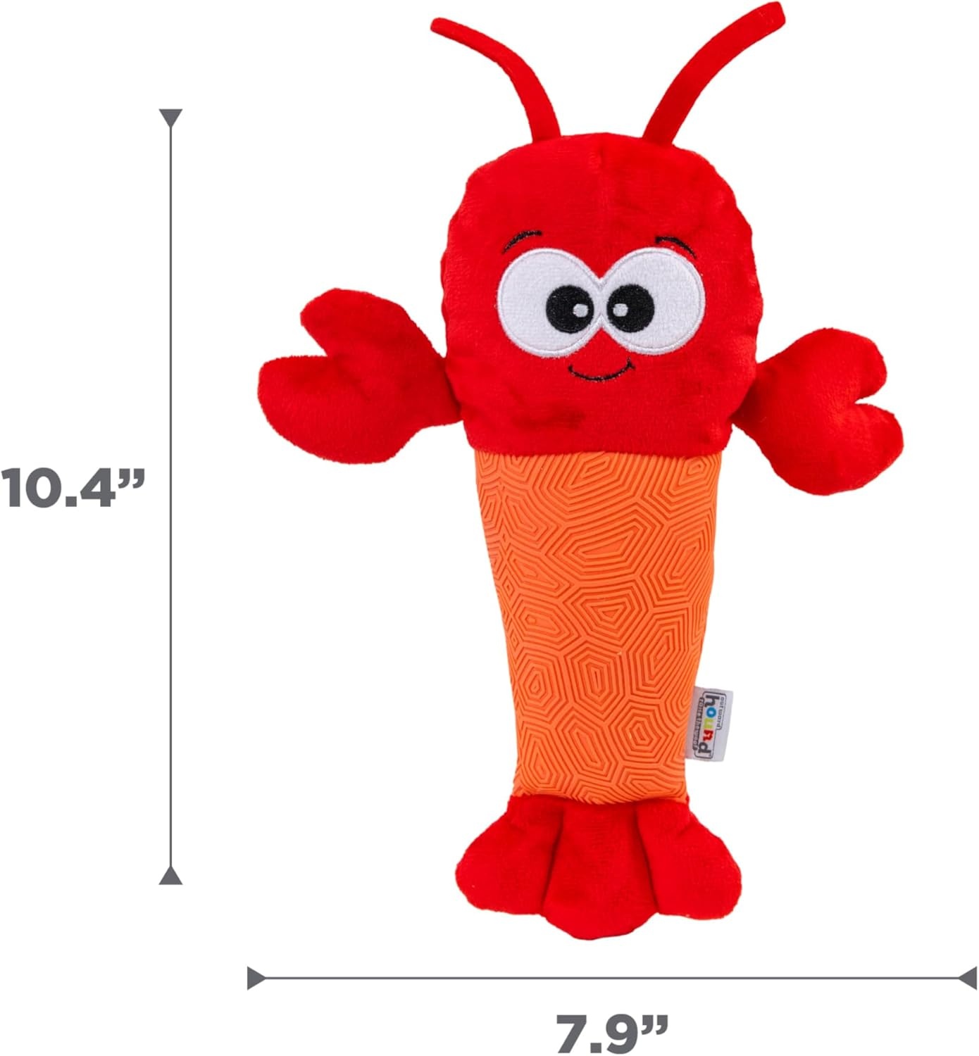 image:imageOutward Hound Coated Critterz Dog Toy Plush amp Molded Texture Squeaky Fetch Small amp Medium Dogs Lobster 104Coated Critterz Lobster