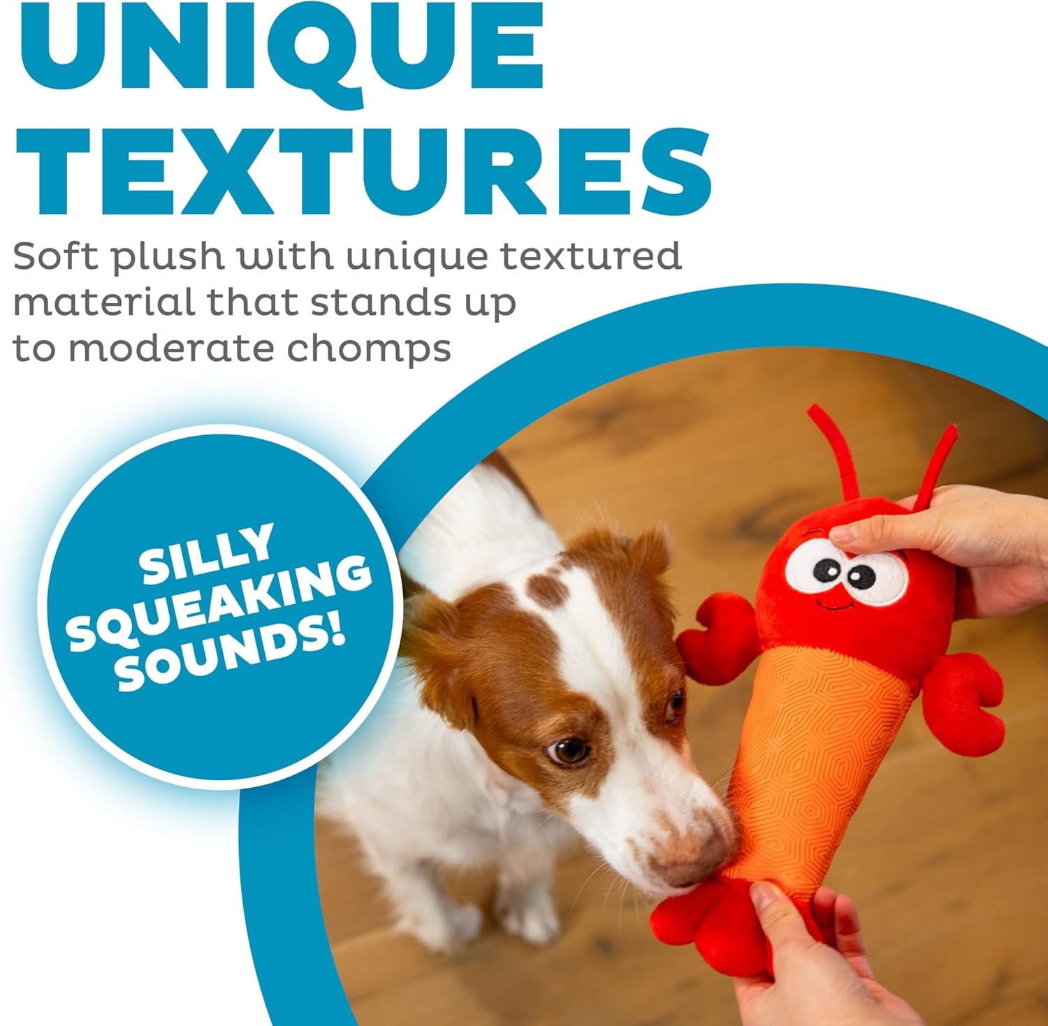 image:imageOutward Hound Coated Critterz Dog Toy Plush amp Molded Texture Squeaky Fetch Small amp Medium Dogs Lobster 104Coated Critterz Lobster