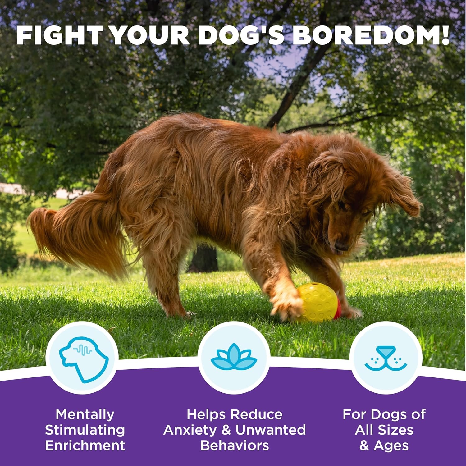 image:imageOutward Hound DoubleTuff Stuffable Dog Toy Large 5Inch Green Treat Dispensing Chew Ball for Medium to Large Dogs Interactive Puzzle for Enrichment amp Slow FeedingPink Treat Tumble