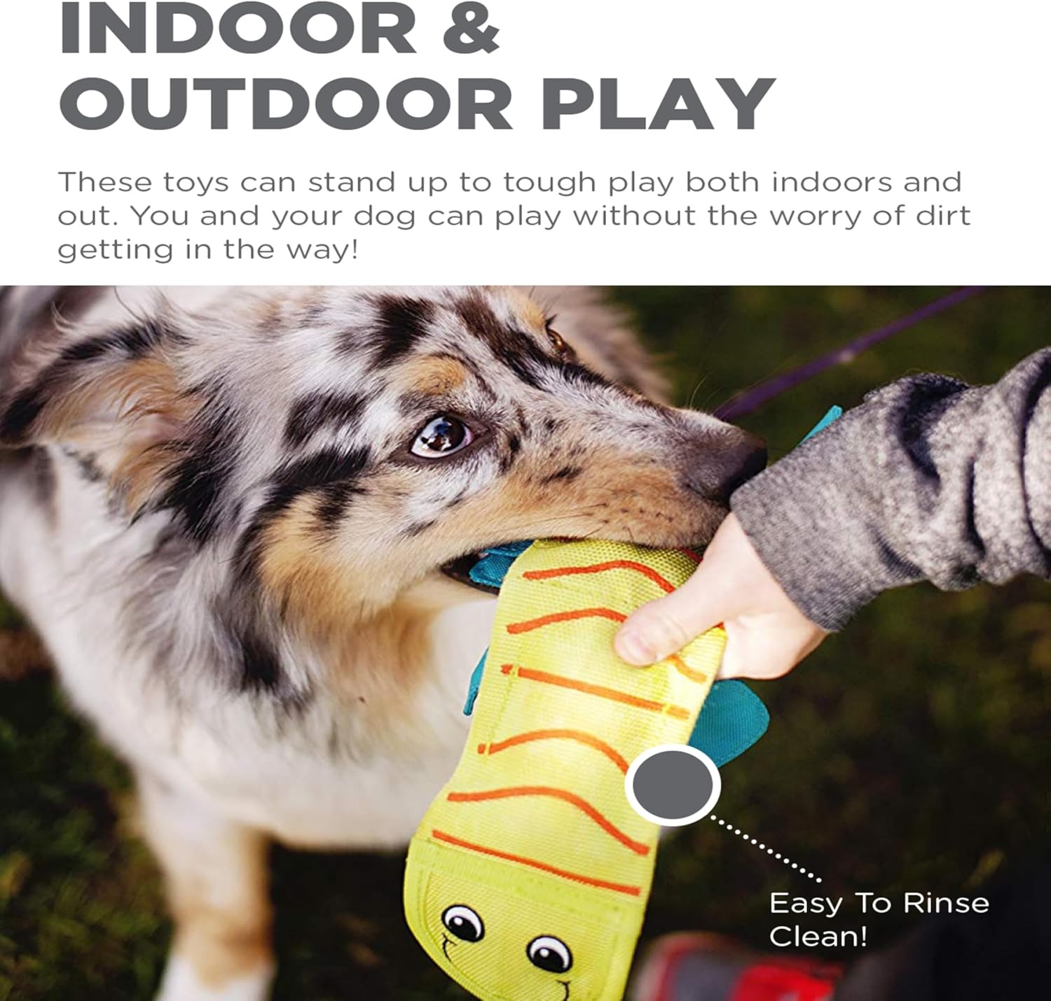 image:imageOutward Hound Fire Biterz Turtle Plush Firehose Material Interactive Dog Toy MediumGreen Lizard