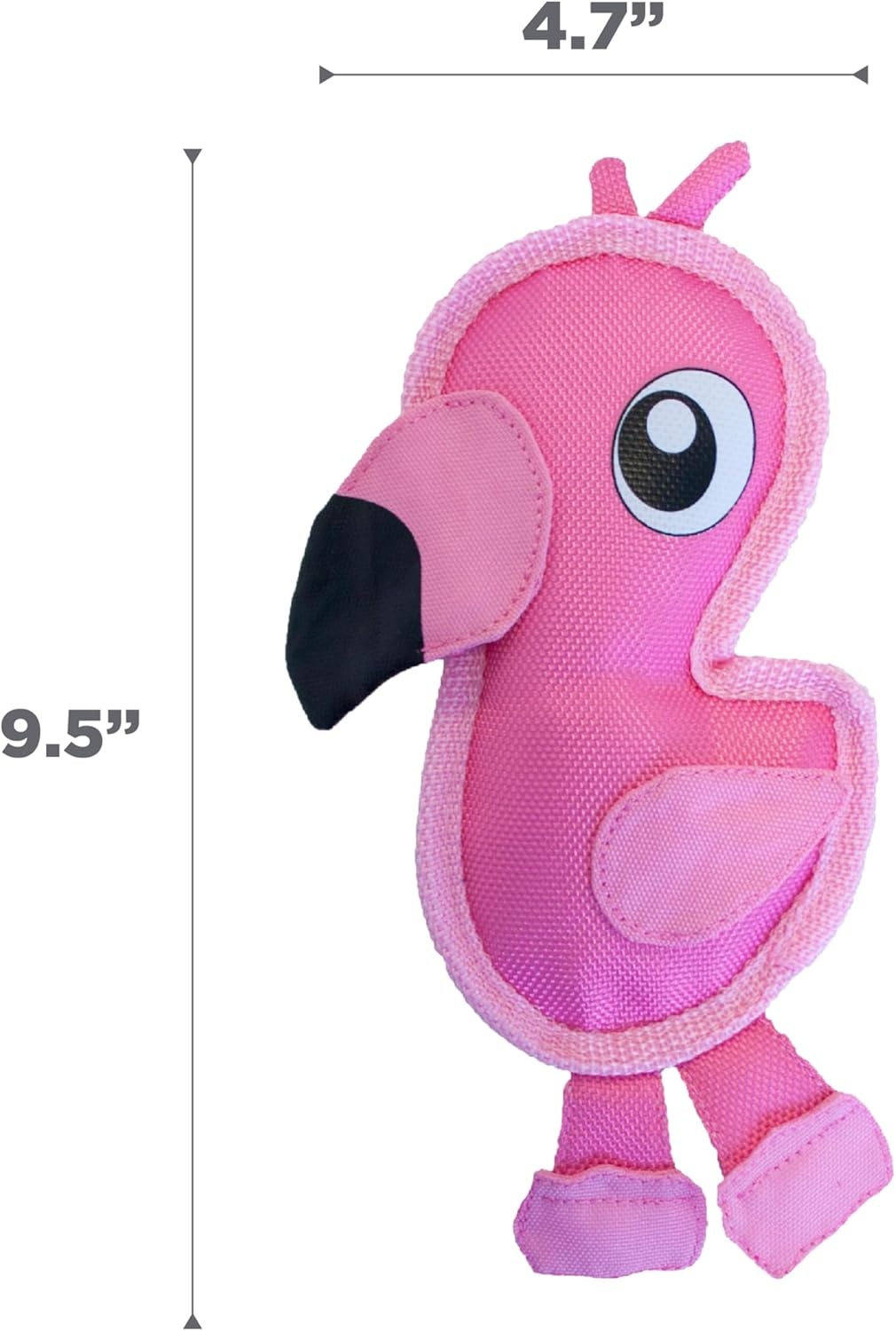 image:imageOutward Hound Fire Biterz Turtle Plush Firehose Material Interactive Dog Toy MediumPink Flamingo