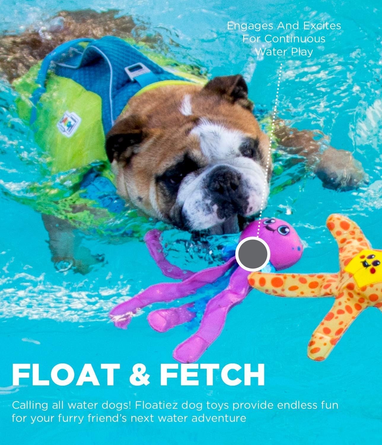 image:imageOutward Hound Floatiez Narwhal Floating Interactive Dog Toy LargeGreen Turtle