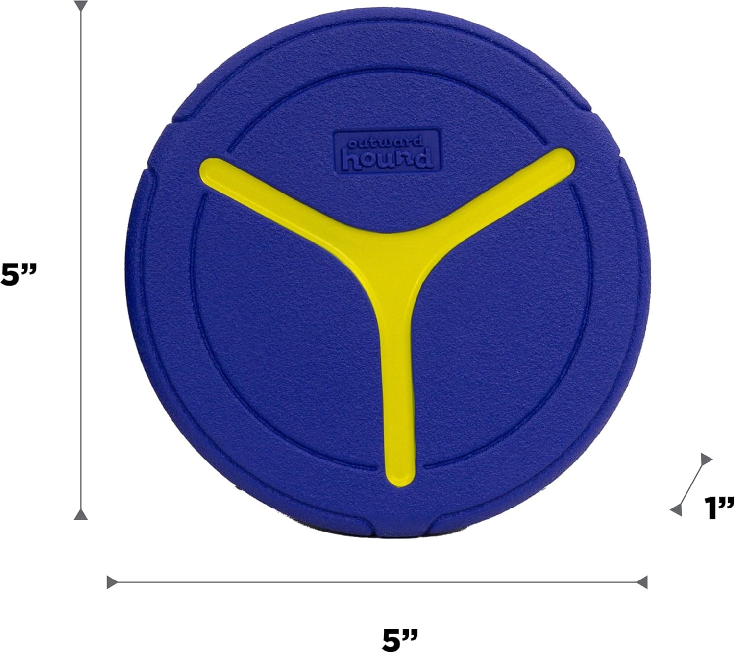 image:imageOutward Hound FlyFetch Disc Dog Toy Durable Rubber StandAlone or Replacement Discs for Launcher 5 2Pack