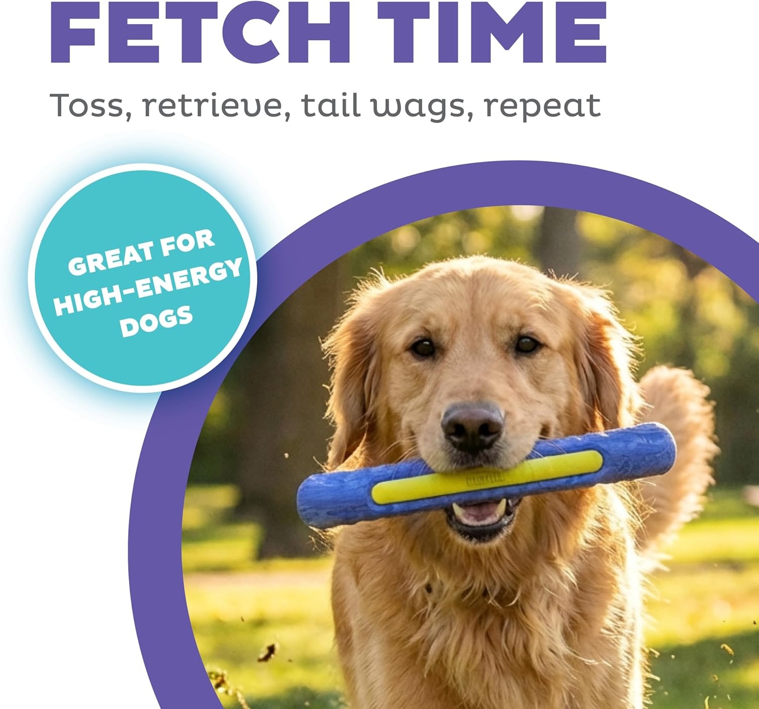image:imageOutward Hound FlyFetch Stick Dog Toy Durable Natural Rubber Lightweight All Breeds 104
