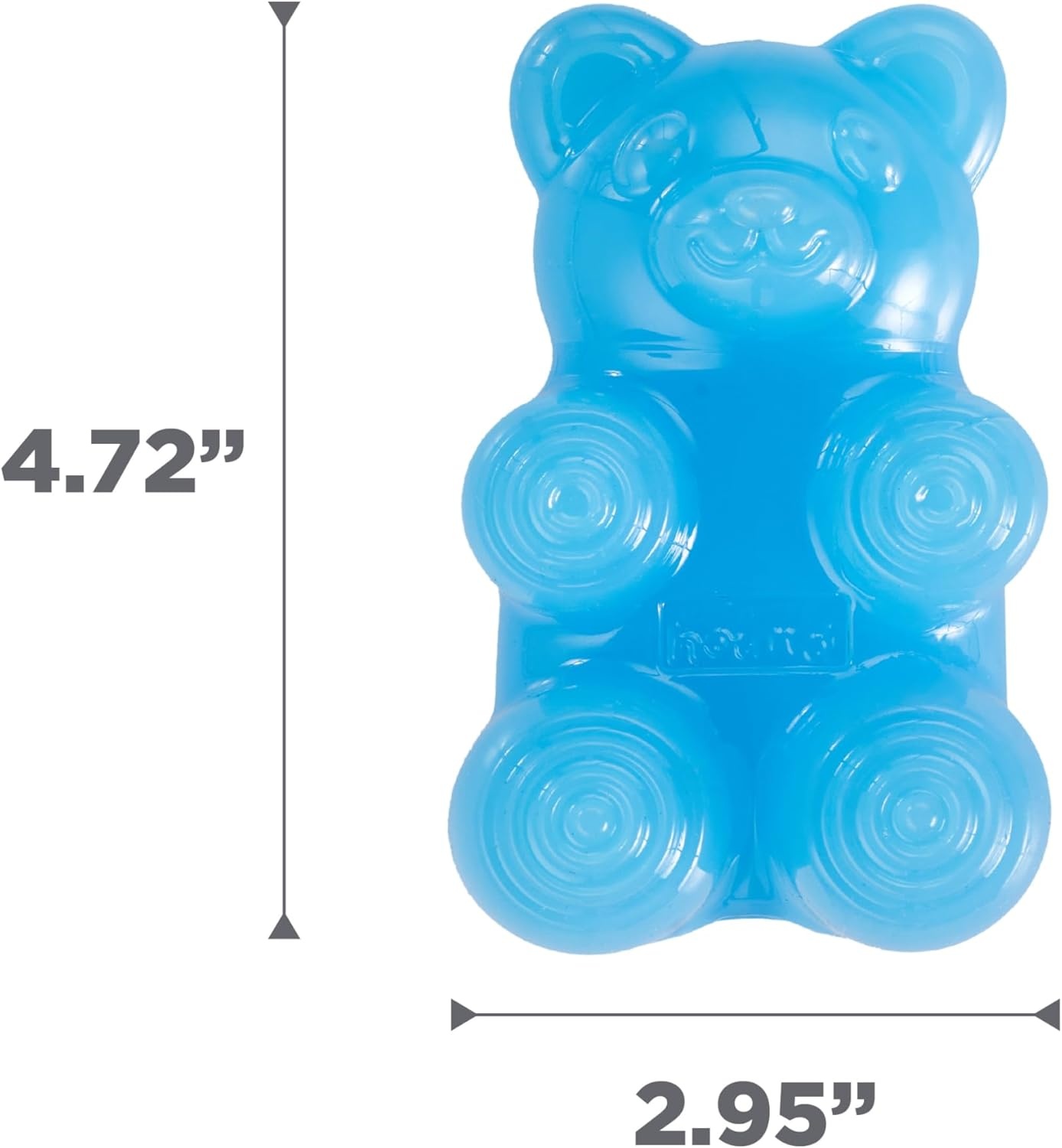 image:imageOutward Hound Gummiez Peach Ring 2in1 Dental Dog Chew Toy and Treat Stuffer Game Peach ScentBear