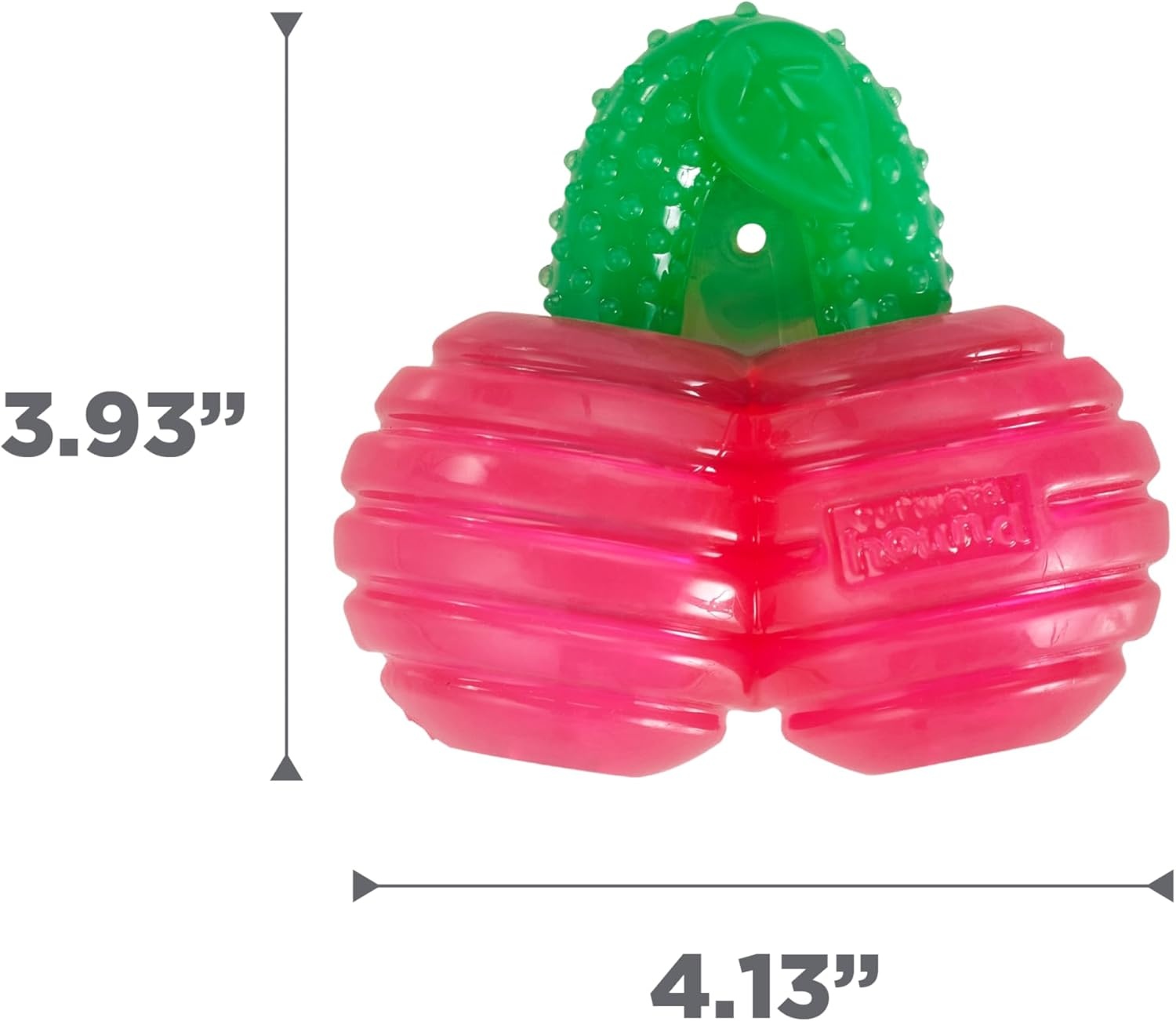 image:imageOutward Hound Gummiez Peach Ring 2in1 Dental Dog Chew Toy and Treat Stuffer Game Peach ScentCherries