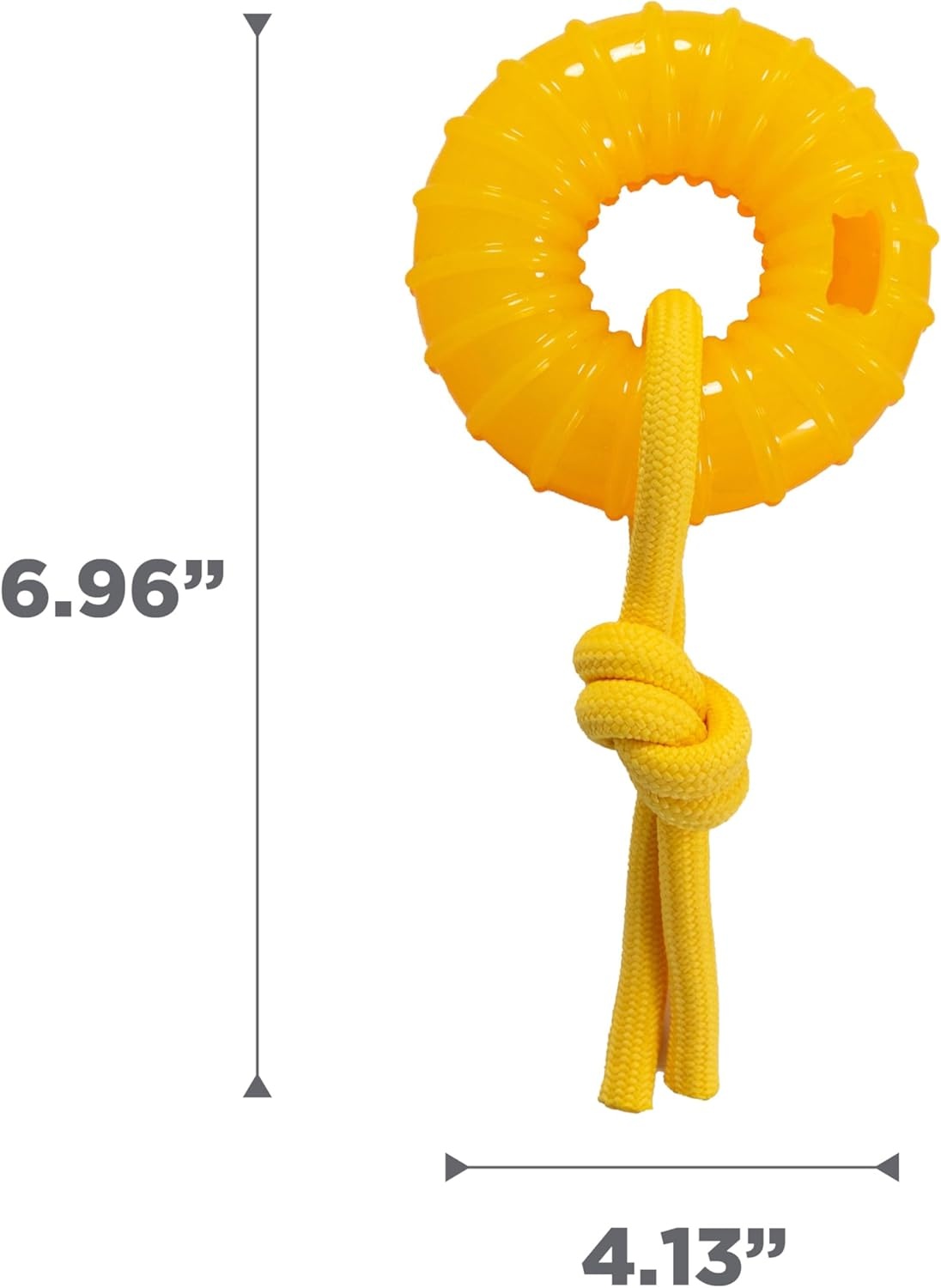 image:imageOutward Hound Gummiez Peach Ring 2in1 Dental Dog Chew Toy and Treat Stuffer Game Peach ScentGummiez Peach Ring