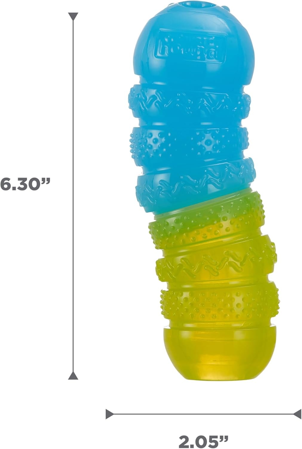 image:imageOutward Hound Gummiez Peach Ring 2in1 Dental Dog Chew Toy and Treat Stuffer Game Peach ScentGummiez Worm