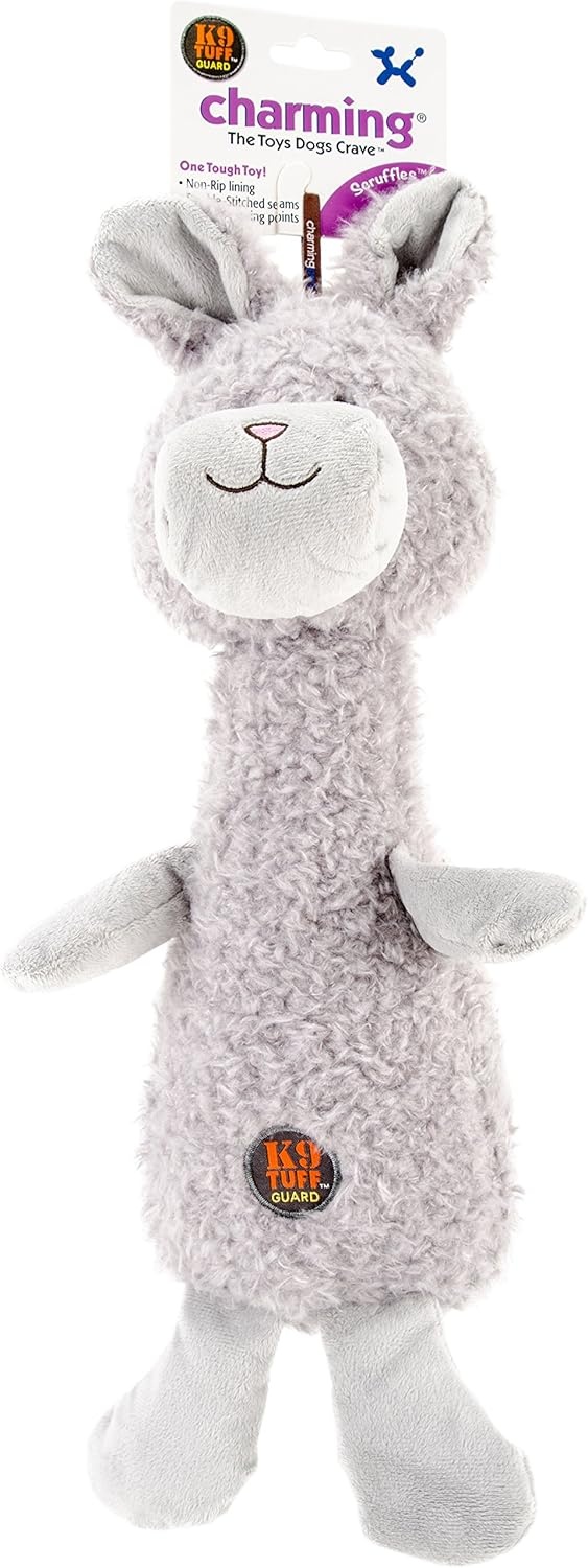 image:imageOutward Hound Longidudes Gator Long Crinkly amp Squeaky Dog Toy GreenBunny