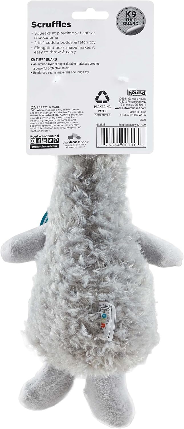 image:imageOutward Hound Longidudes Gator Long Crinkly amp Squeaky Dog Toy GreenBunny