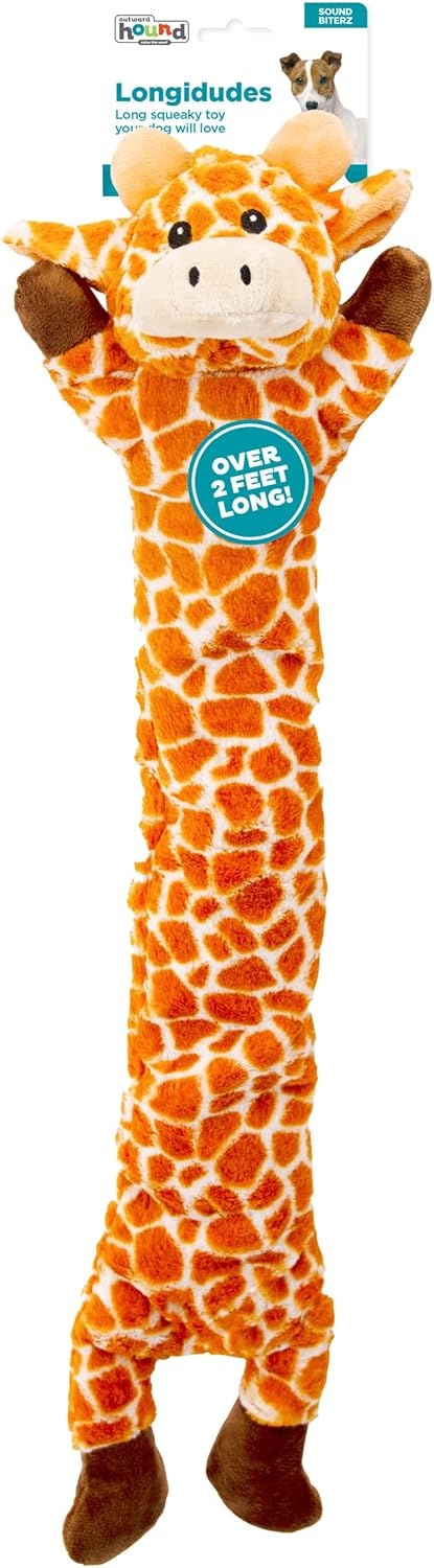 image:imageOutward Hound Longidudes Gator Long Crinkly amp Squeaky Dog Toy GreenGiraffe