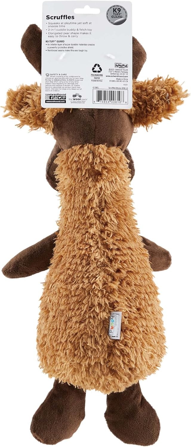 image:imageOutward Hound Longidudes Gator Long Crinkly amp Squeaky Dog Toy GreenMoose