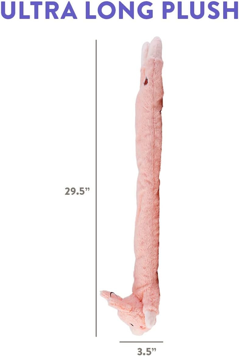 image:imageOutward Hound Longidudes Gator Long Crinkly amp Squeaky Dog Toy GreenRabbit