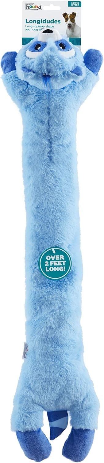 image:imageOutward Hound Longidudes Gator Long Crinkly amp Squeaky Dog Toy GreenRaccoon