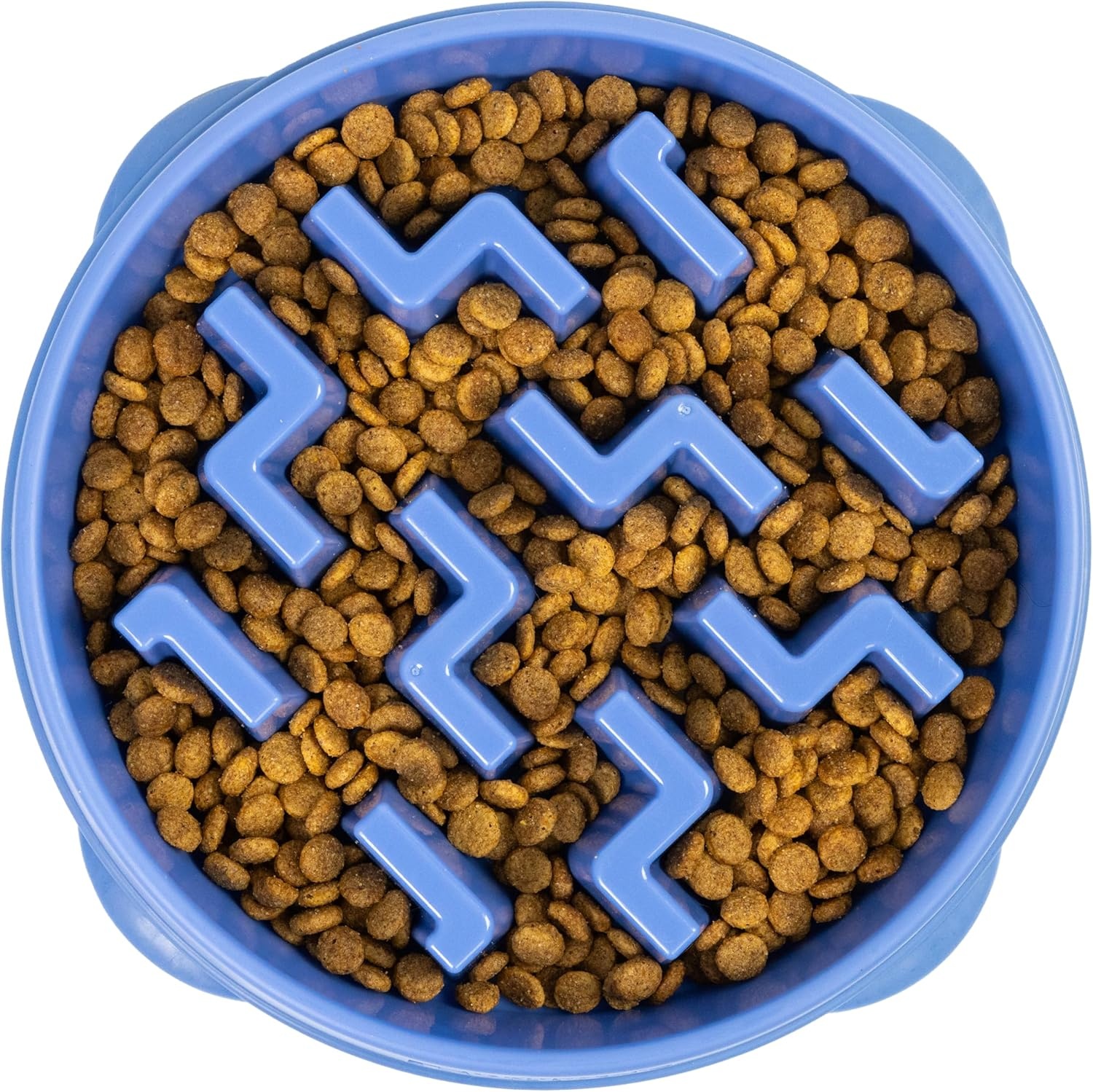 image:imageOutward Hound Medium Slow Feeder Bowl Puzzle Maze for Fast Eaters Small to Medium Dogs Helps Prevent Bloat amp Aid Digestion Holds 2 Cups Wet or Dry Food NonSlip Made Without BPA SageBlue