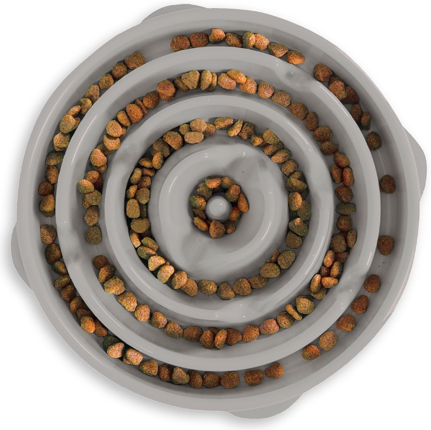 image:imageOutward Hound Medium Slow Feeder Bowl Puzzle Maze for Fast Eaters Small to Medium Dogs Helps Prevent Bloat amp Aid Digestion Holds 2 Cups Wet or Dry Food NonSlip Made Without BPA SageGray