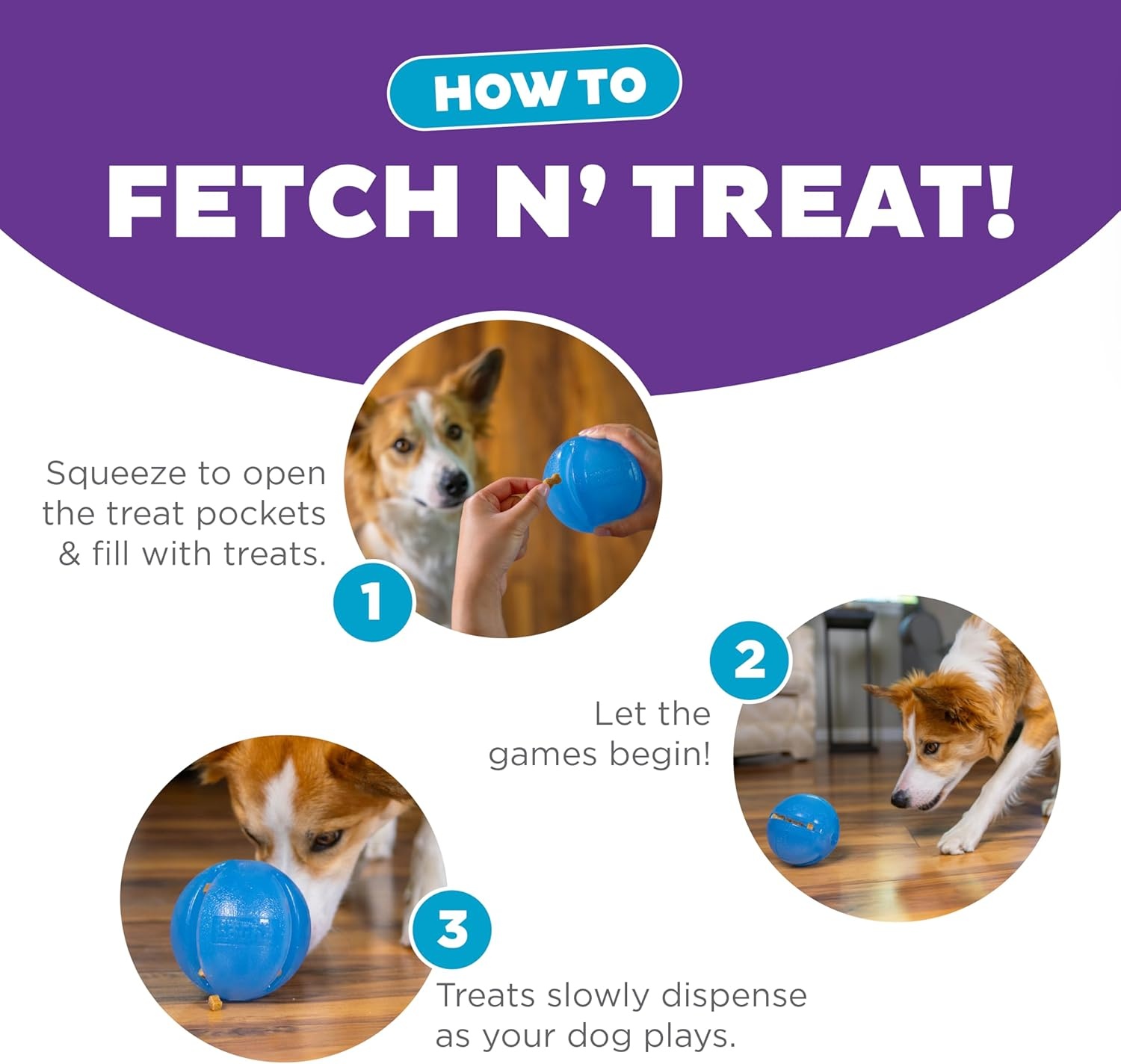 image:imageOutward Hound OrbeeTuff Mazee Interactive Dog Puzzle Toy Treat Dispensing Slow Feeder Ball Green 47InchBlue