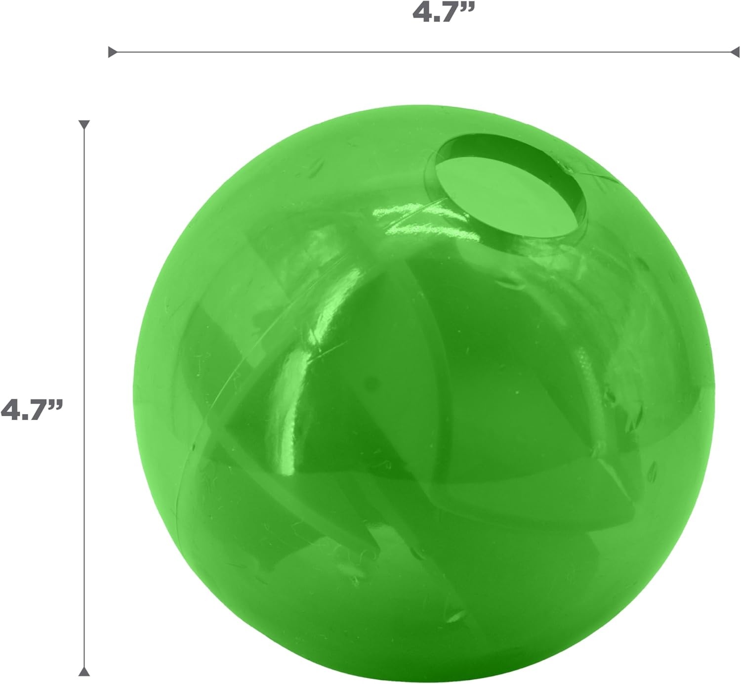 image:imageOutward Hound OrbeeTuff Mazee Interactive Dog Puzzle Toy Treat Dispensing Slow Feeder Ball Green 47InchGreen