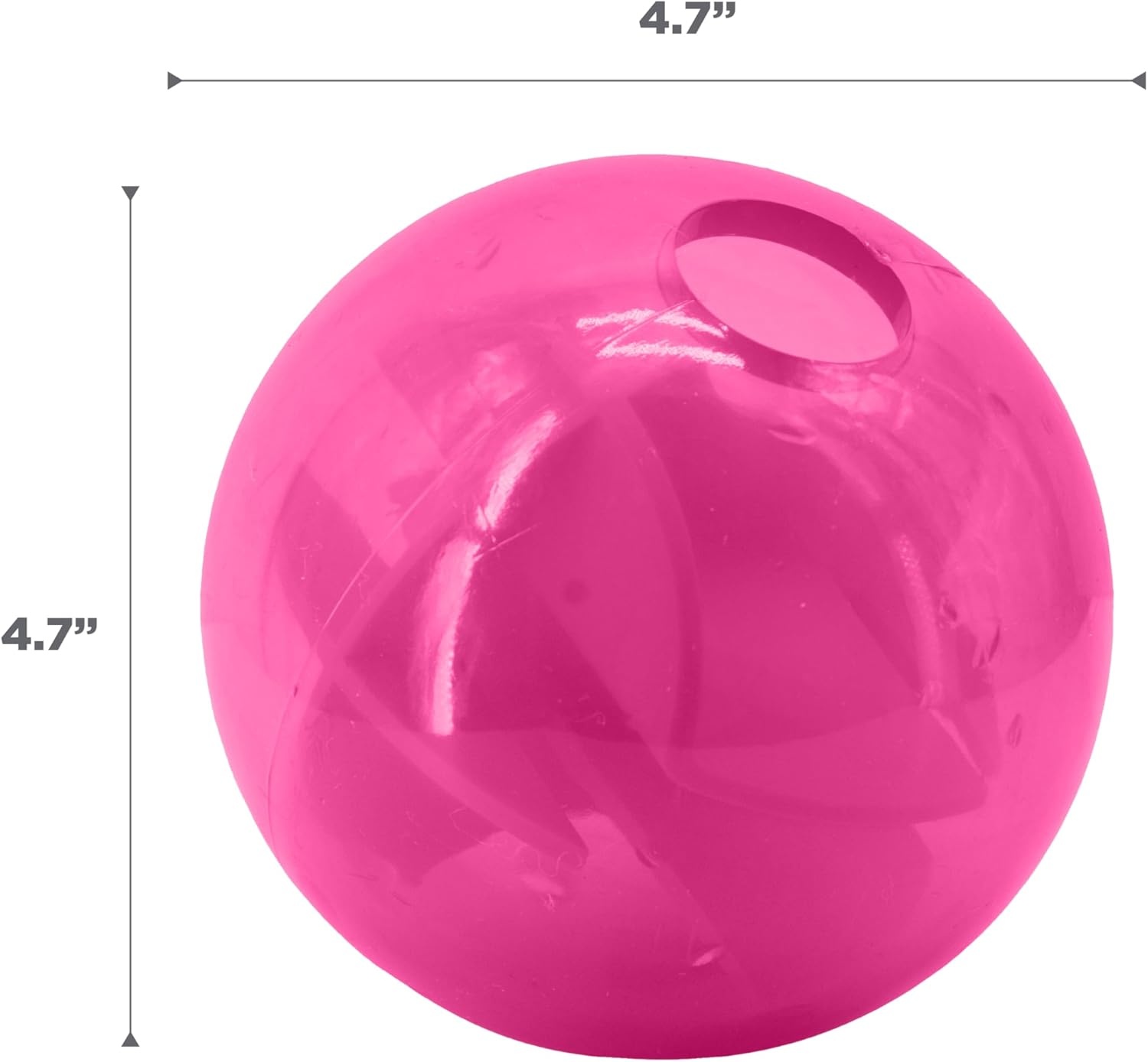 image:imageOutward Hound OrbeeTuff Mazee Interactive Dog Puzzle Toy Treat Dispensing Slow Feeder Ball Green 47InchPink