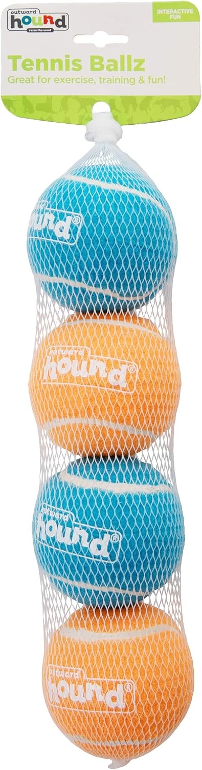 image:imageOutward Hound Tennis Ballz Fetch Dog Toy 4Pack