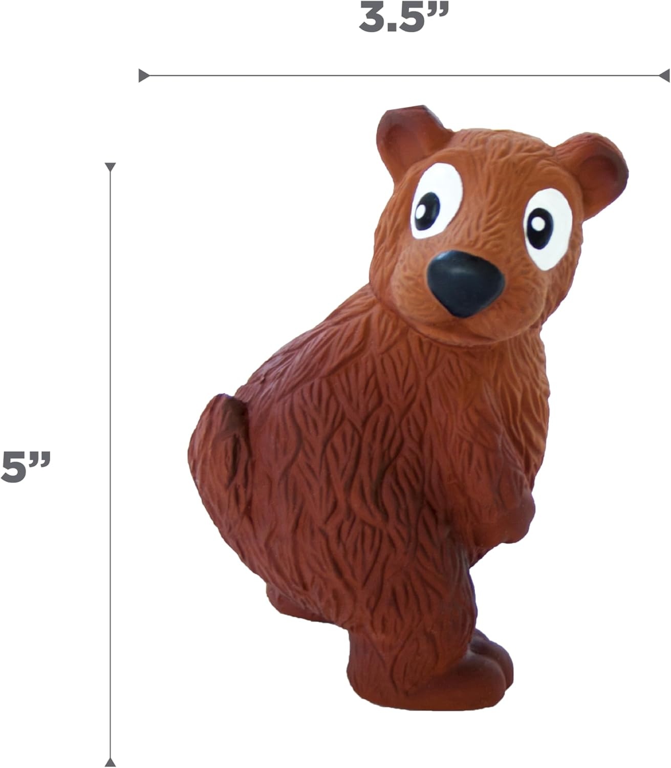 image:imageOutward Hound Tootiez Sheep Grunting Latex Rubber Dog Toy SmallBrown