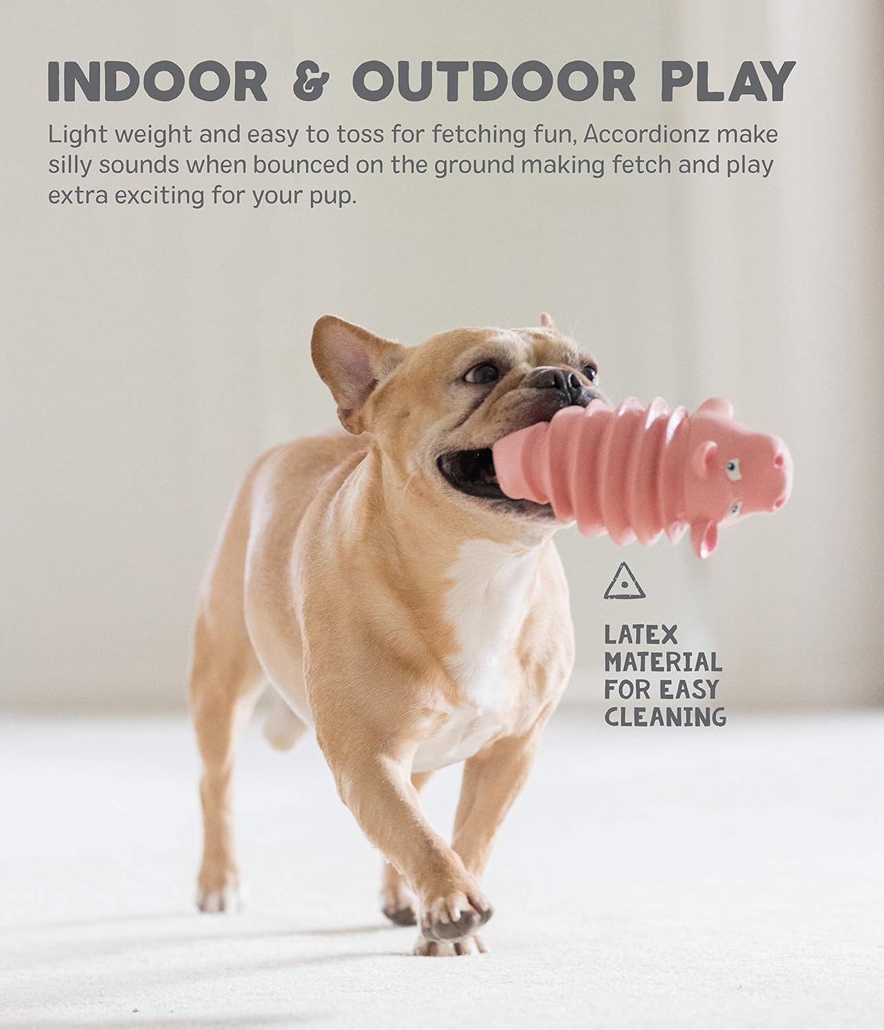 image:imageOutward Hound Tootiez Sheep Grunting Latex Rubber Dog Toy SmallGator