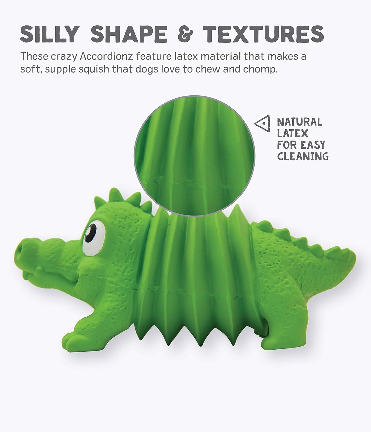 image:imageOutward Hound Tootiez Sheep Grunting Latex Rubber Dog Toy SmallGator