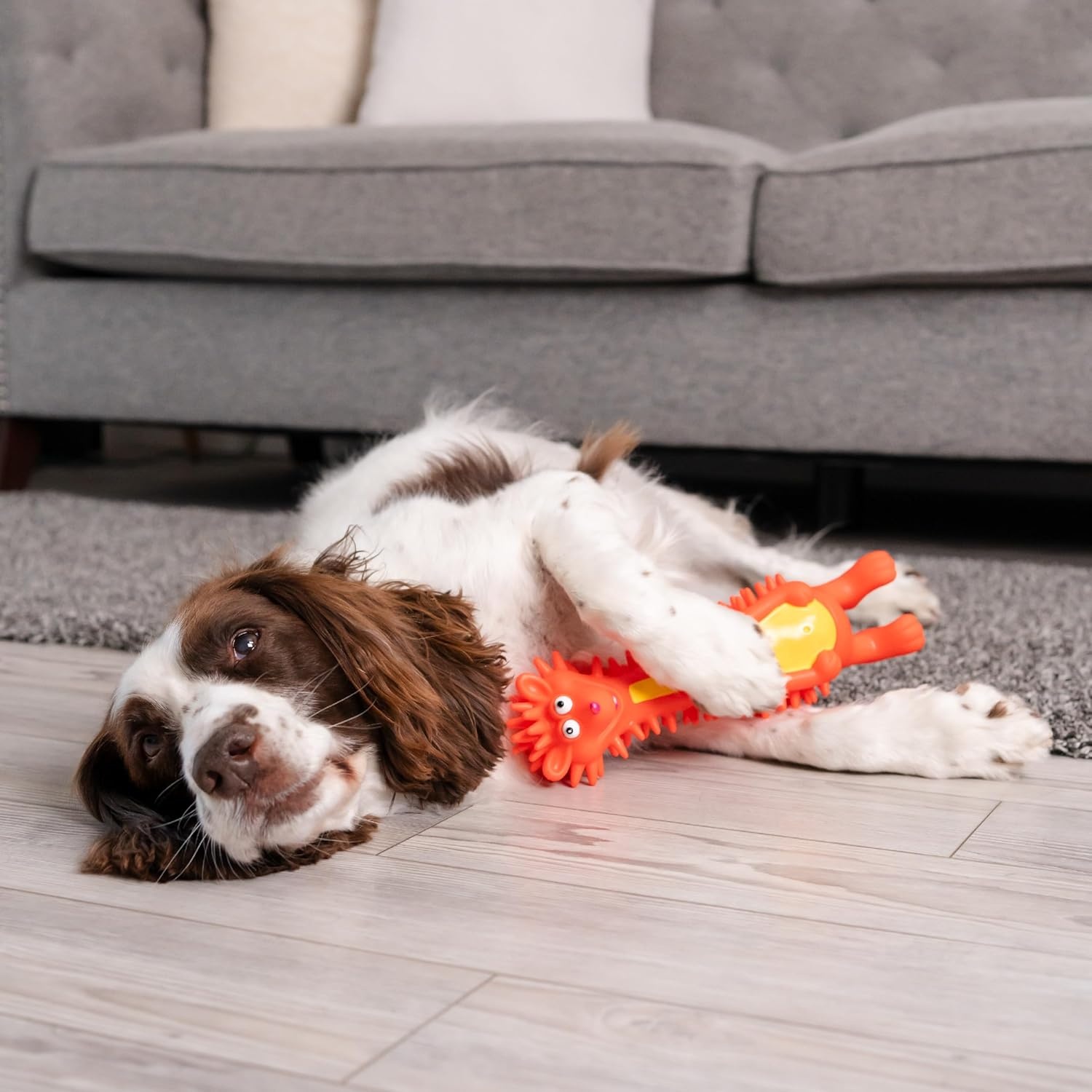 image:imageOutward Hound Tootiez Sheep Grunting Latex Rubber Dog Toy SmallHedgehog