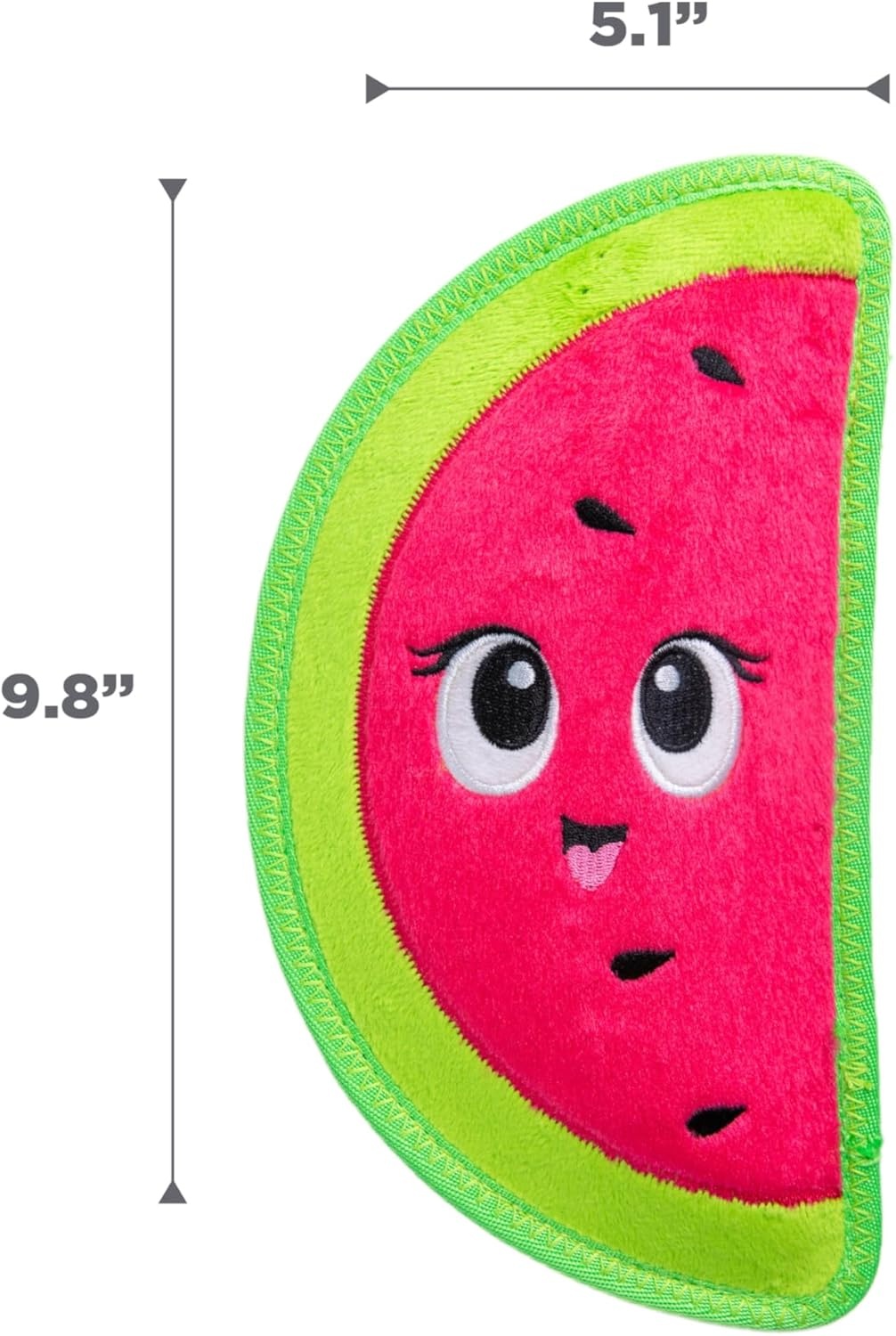 image:imageOutward Hound Tough Skinz Durable Squeaky Dog Toy with Two Tough Layers Strawberry Red MediumWatermelon