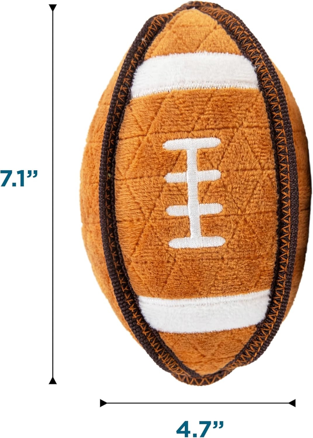 image:imageOutward Hound Xtreme Seamz Dog Toy Reinforced Seams amp Multiple Stitching Durable Plush with Squeakers Football 71