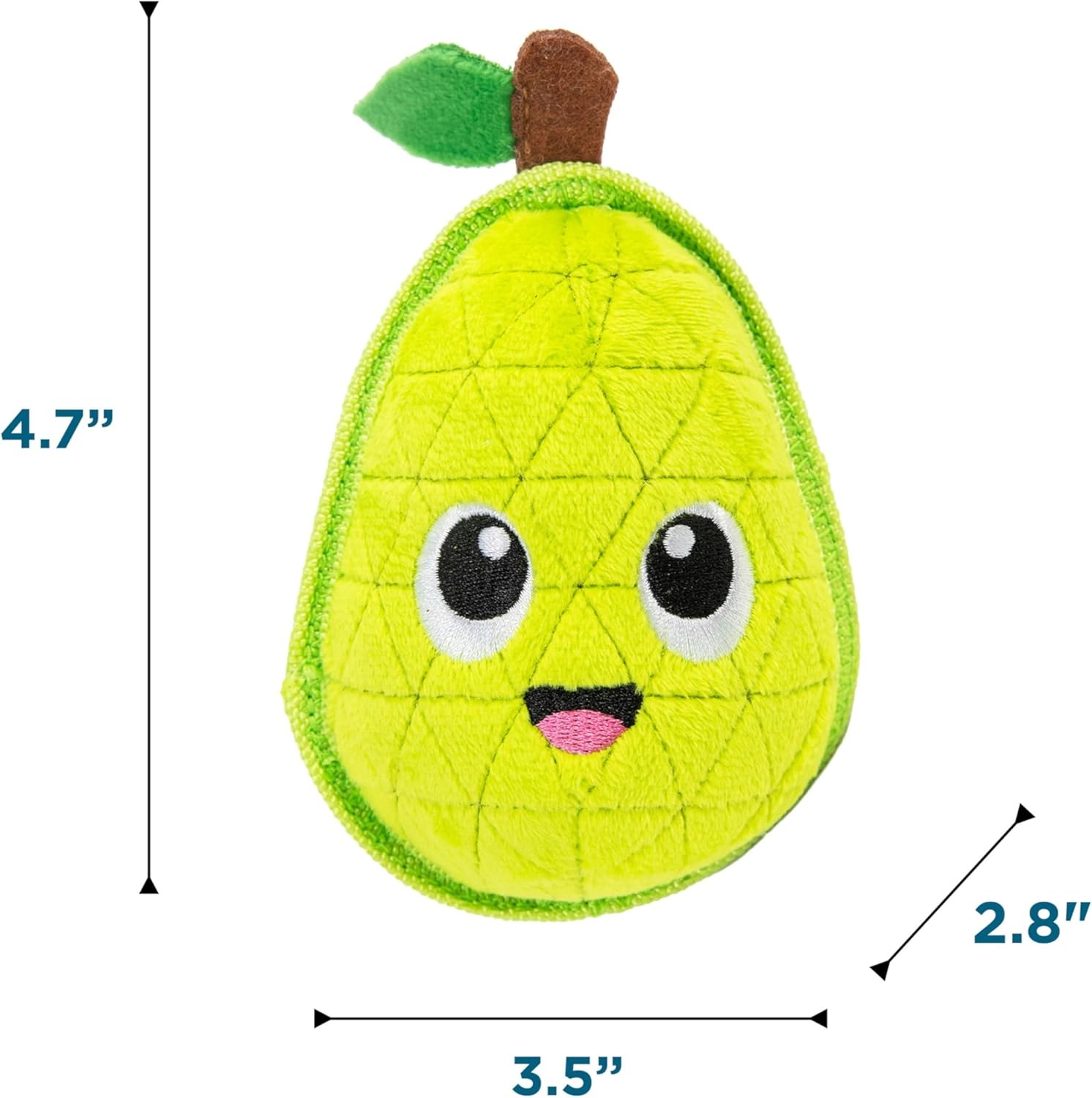 image:imageOutward Hound Xtreme Seamz Dog Toy Reinforced Seams amp Multiple Stitching Durable Plush with Squeakers Pear 47