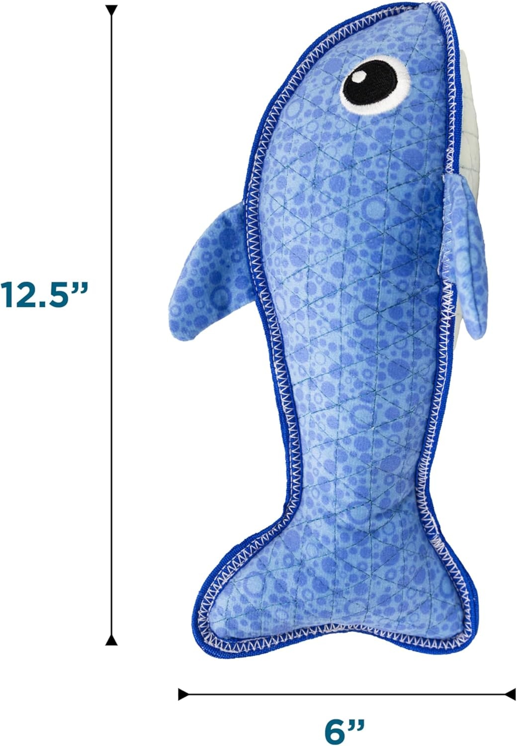 image:imageOutward Hound Xtreme Seamz Dog Toy Reinforced Seams amp Multiple Stitching Durable Plush with Squeakers Shark 125