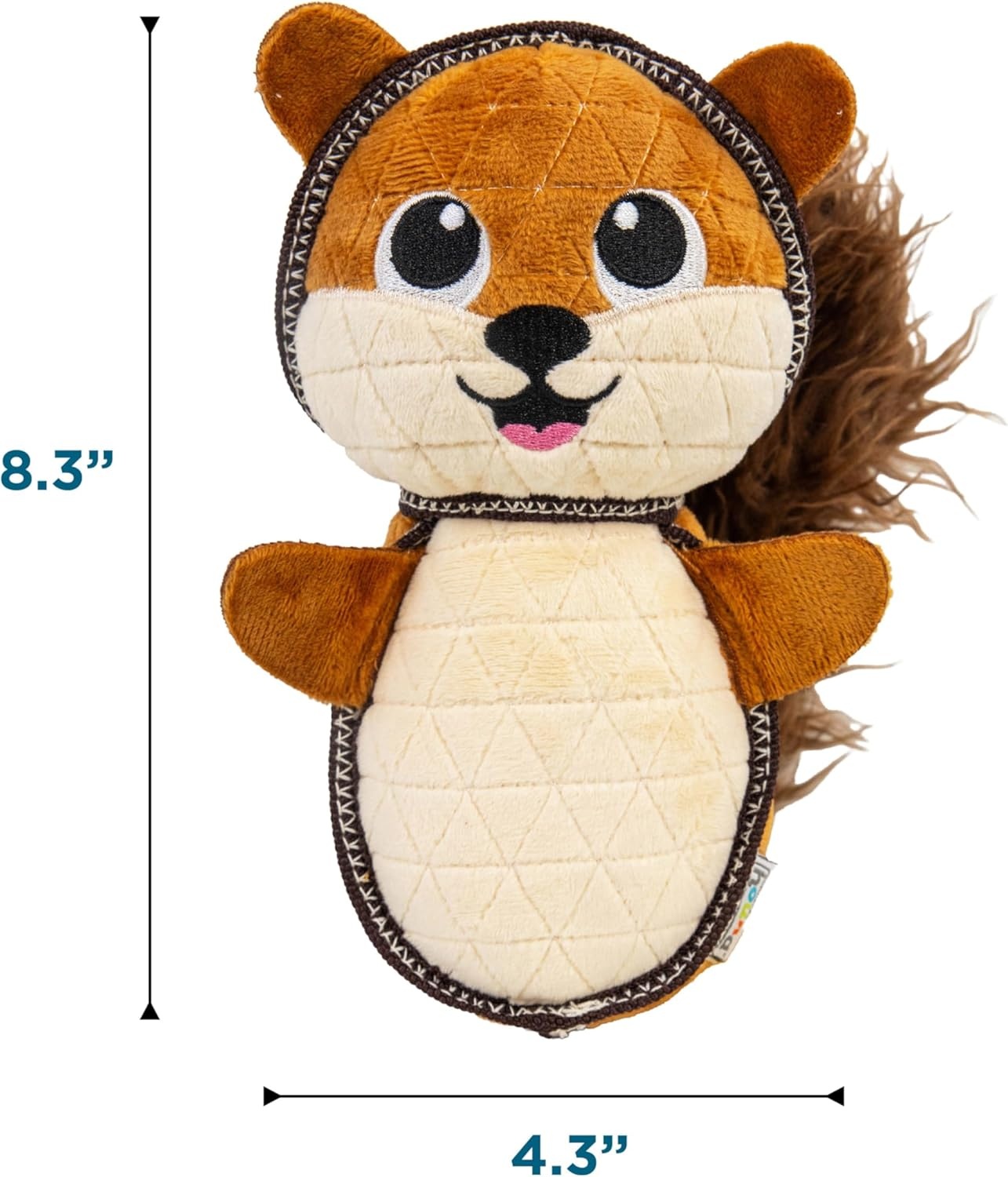 image:imageOutward Hound Xtreme Seamz Dog Toy Reinforced Seams amp Multiple Stitching Durable Plush with Squeakers Squirrel 83