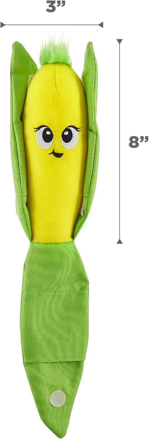 image:imageOutward Hound by Nina Ottosson Hide N Find Interactive Plush Dog Puzzle Durable Dog Toy Plush Enrichment Toys Cauliflower PurpleHide N Find Corn