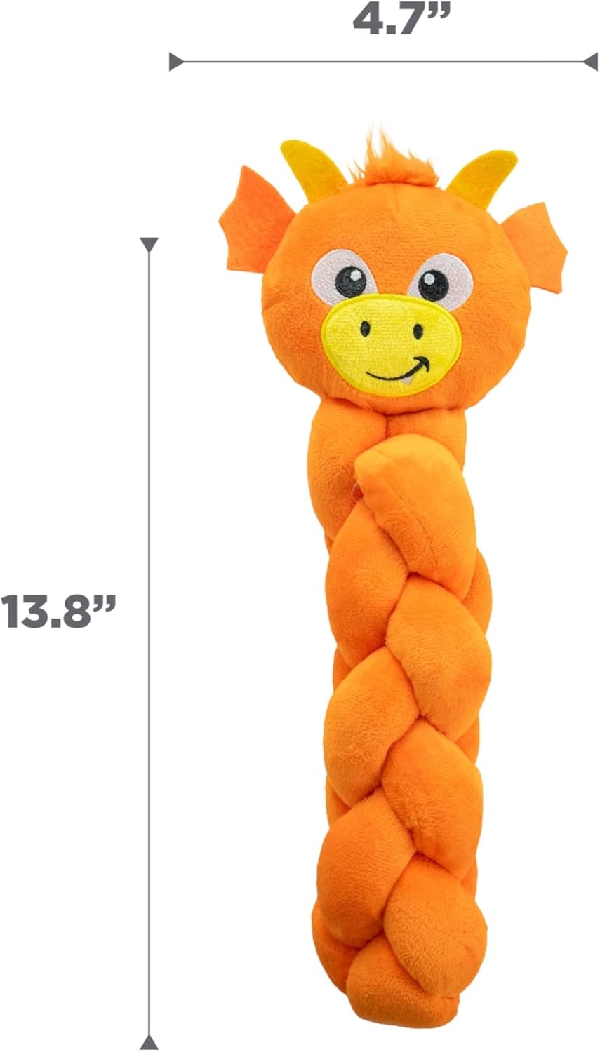 image:imageOutward Hound by Nina Ottosson Hide N Find Interactive Plush Dog Puzzle Durable Dog Toy Plush Enrichment Toys Cauliflower PurpleTwistiez Dragon